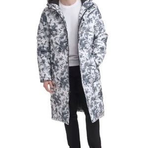 Men’s Levi’s puffer tie dye long coat L